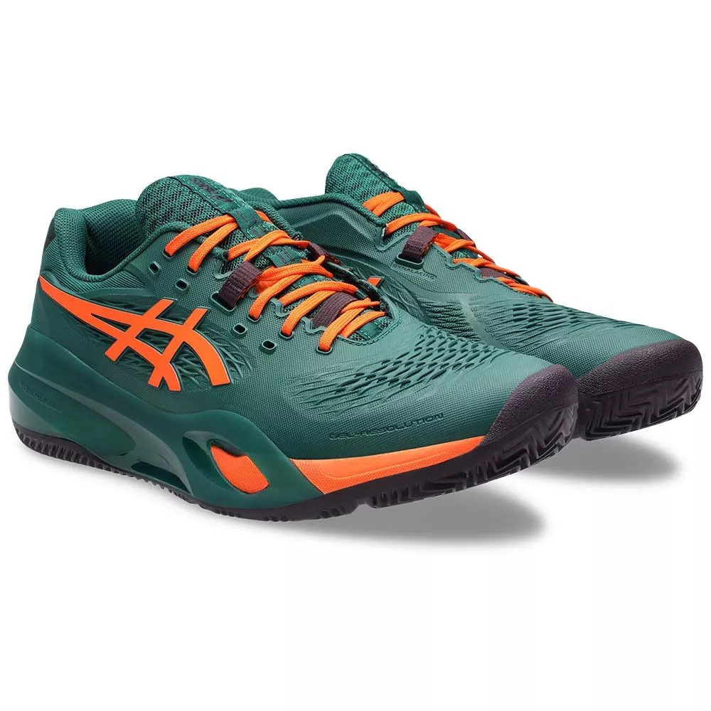 Chaussures Asics Gel Resolution X Padel Vert / Orange