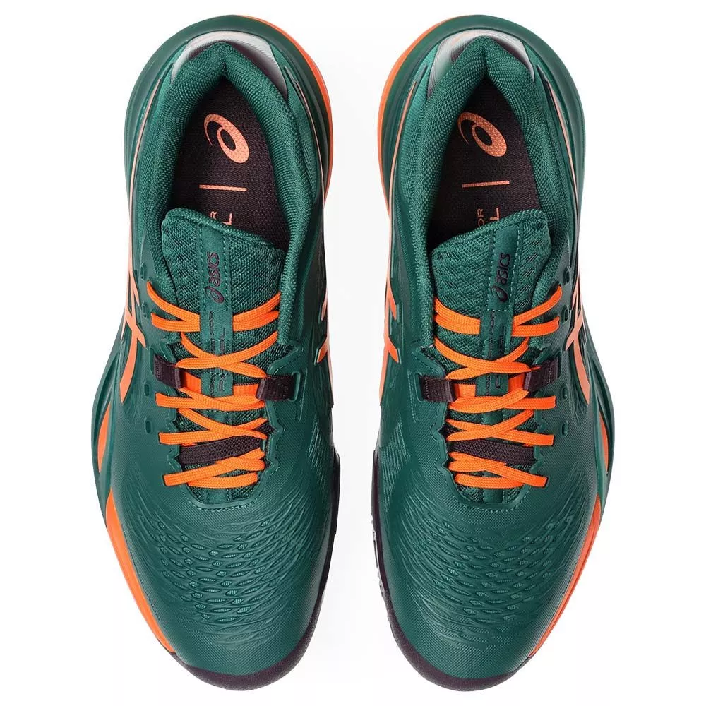 Chaussures Asics Gel Resolution X Padel Vert / Orange