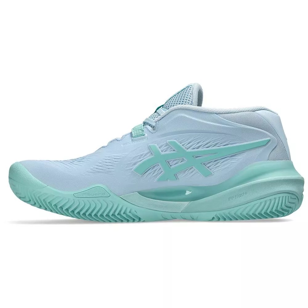 Chaussures Asics Gel Resolution X Clay Femme Bleu pastel / Vert
