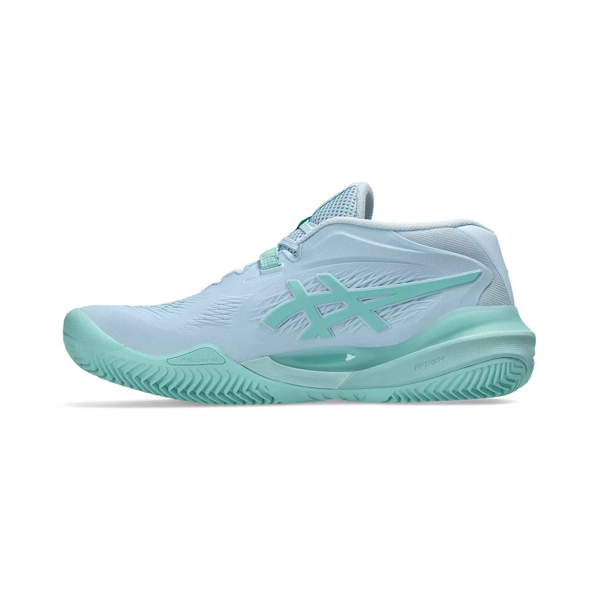 Chaussures Asics Gel Resolution X Clay Femme Bleu pastel / Vert
