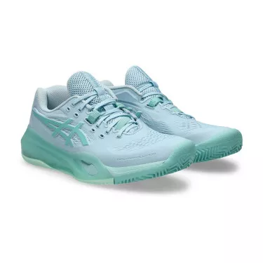 Chaussures Asics Gel Resolution X Clay Femme Bleu pastel / Vert