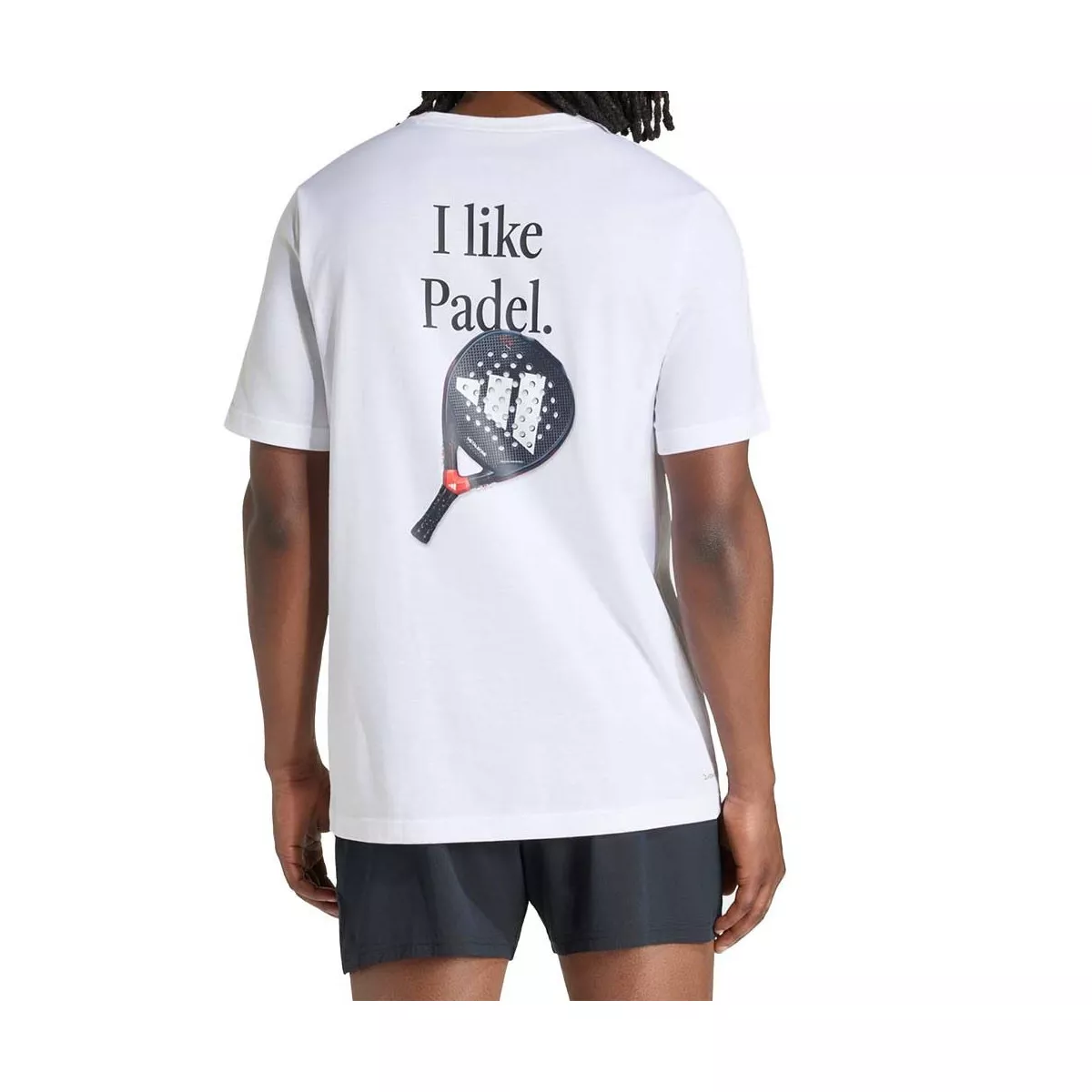 T-Shirt Adidas Padel Graphique Blanc