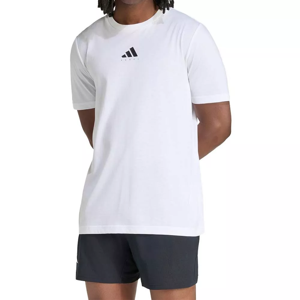 T-Shirt Adidas Padel Graphique Blanc