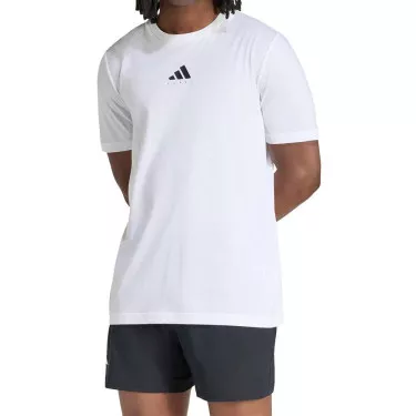 T-Shirt Adidas Padel Graphique Blanc