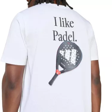 T-Shirt Adidas Padel Graphique Blanc
