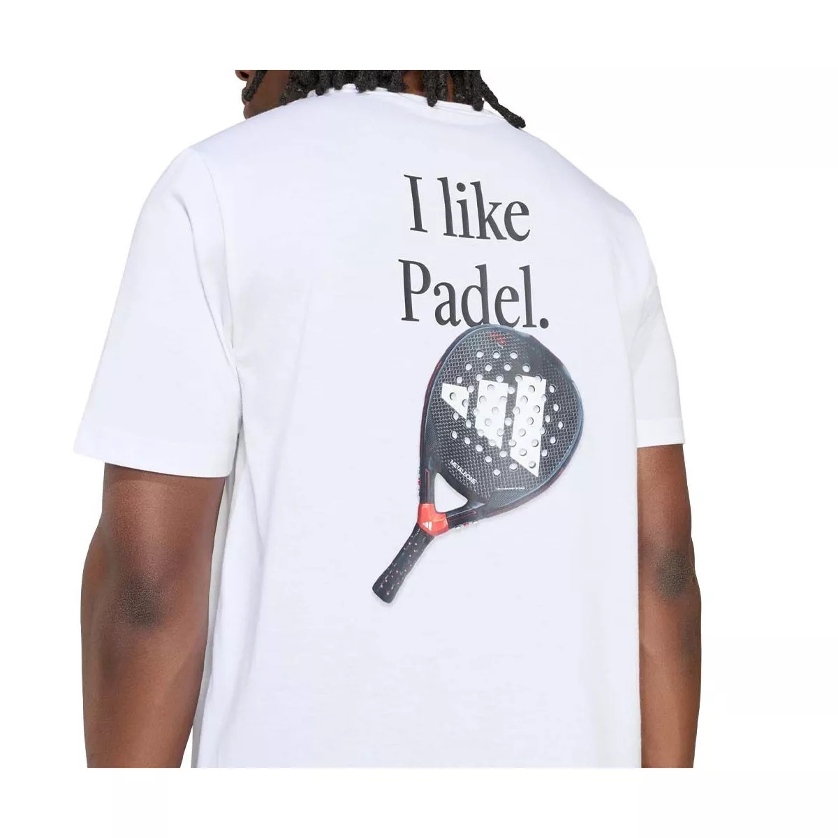 T-Shirt Adidas Padel Graphique Blanc