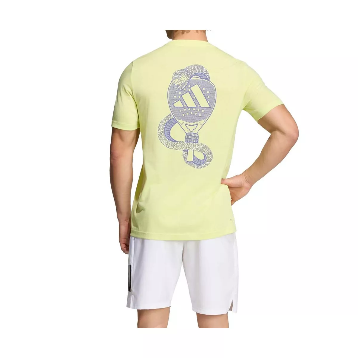 T-Shirt Adidas Padel Graphique Jaune