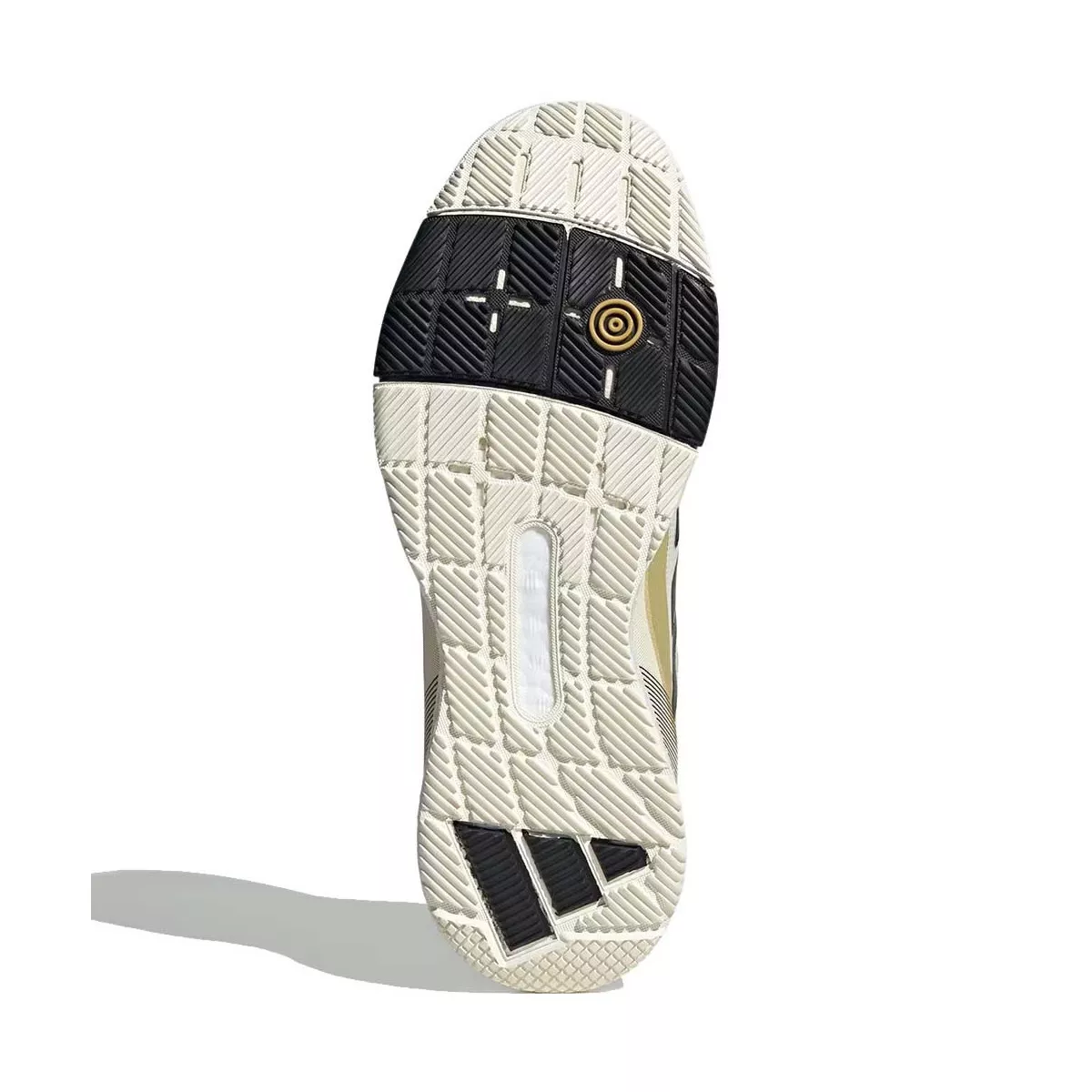 Chaussures Adidas Crazyquick Boost Padel Blanc / Noir / Or