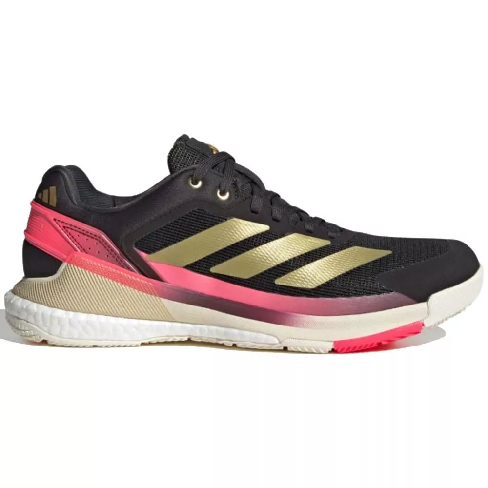 Chaussures Adidas Crazyquick Boost Padel Noir / Or / Rose
