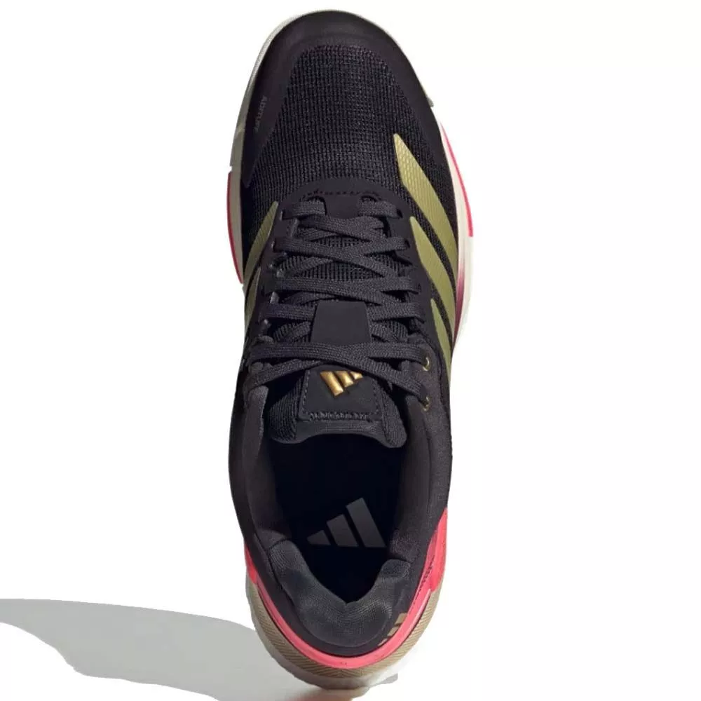 Chaussures Adidas Crazyquick Boost Padel Noir / Or / Rose