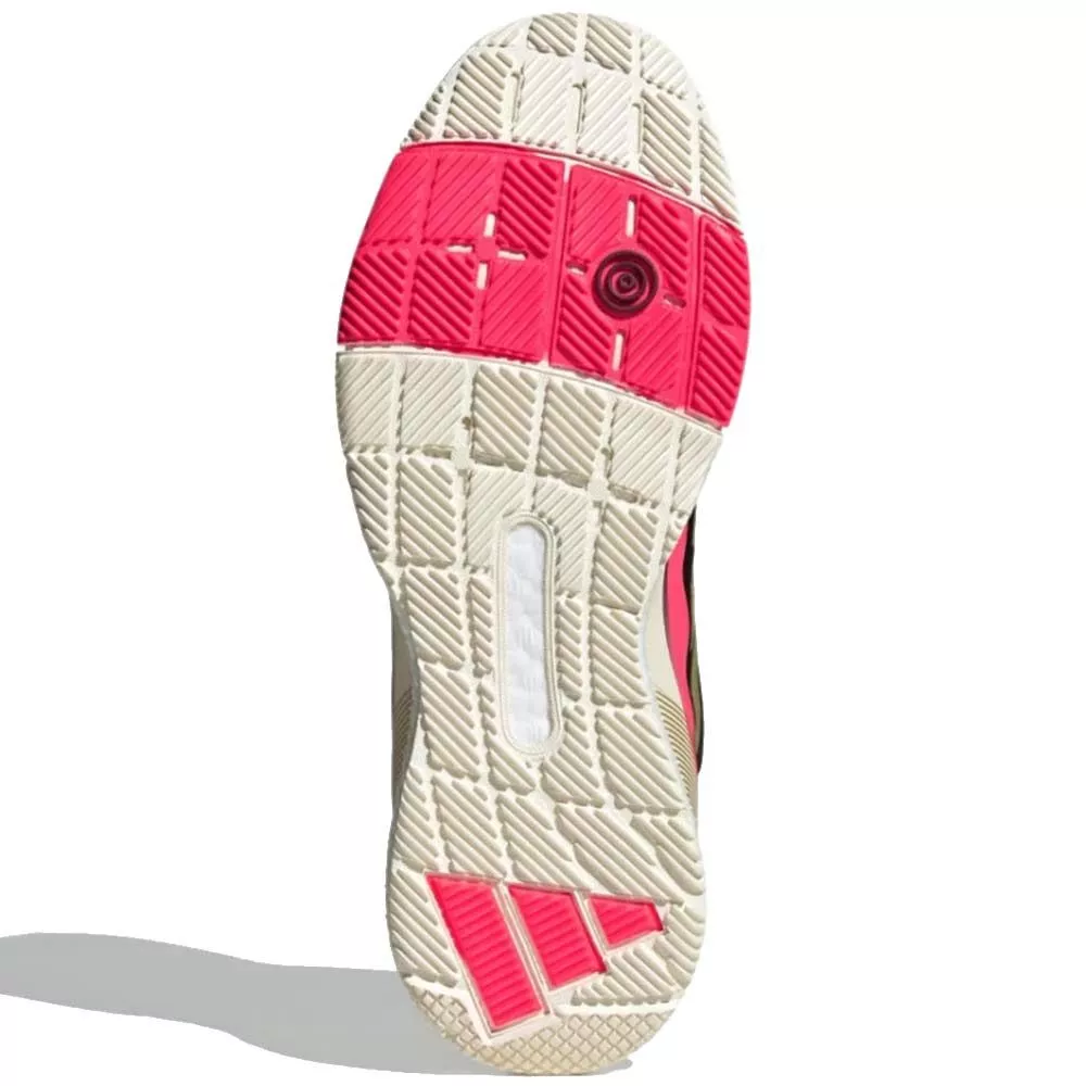 Chaussures Adidas Crazyquick Boost Padel Noir / Or / Rose