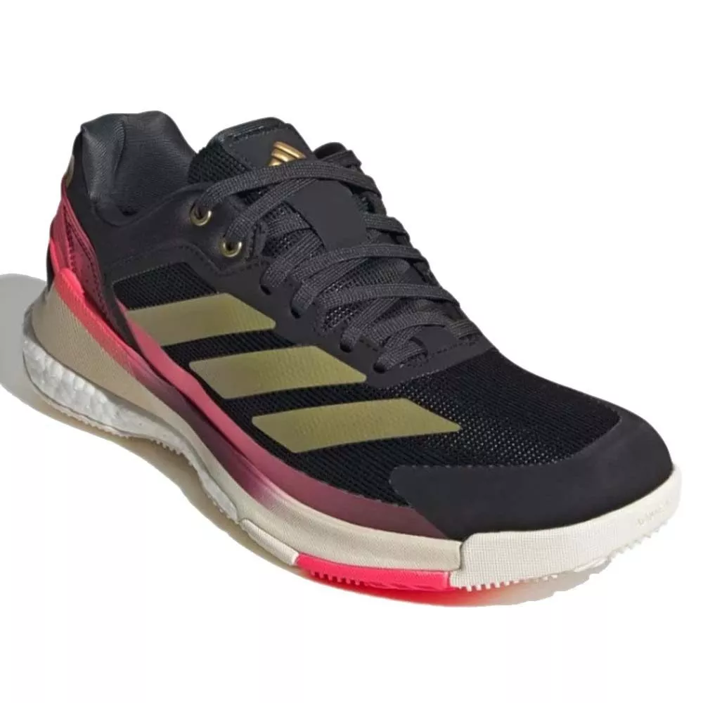 Chaussures Adidas Crazyquick Boost Padel Noir / Or / Rose