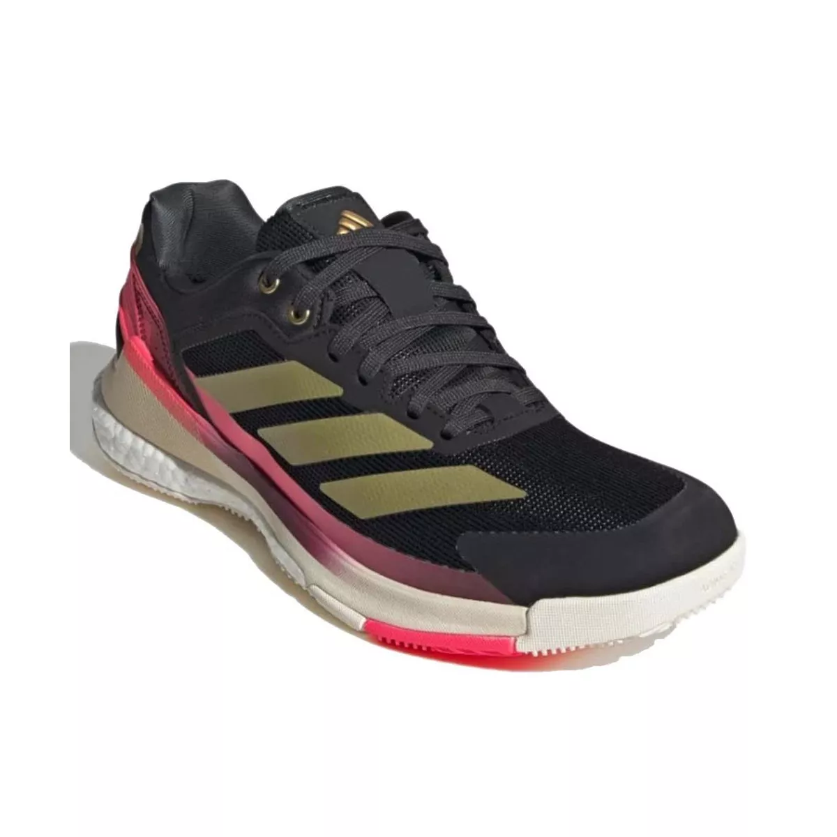 Chaussures Adidas Crazyquick Boost Padel Noir / Or / Rose
