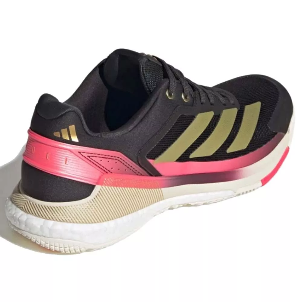 Chaussures Adidas Crazyquick Boost Padel Noir / Or / Rose