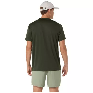 T-Shirt Asics Court SS Vert khaki