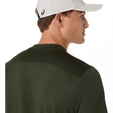 T-Shirt Asics Court SS Vert khaki