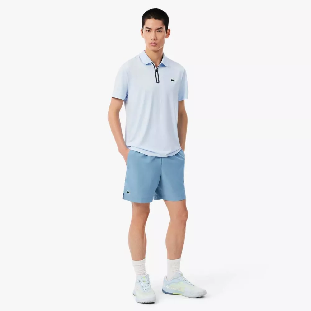 Short Lacoste Tennis Ultra Dry Bleu gris