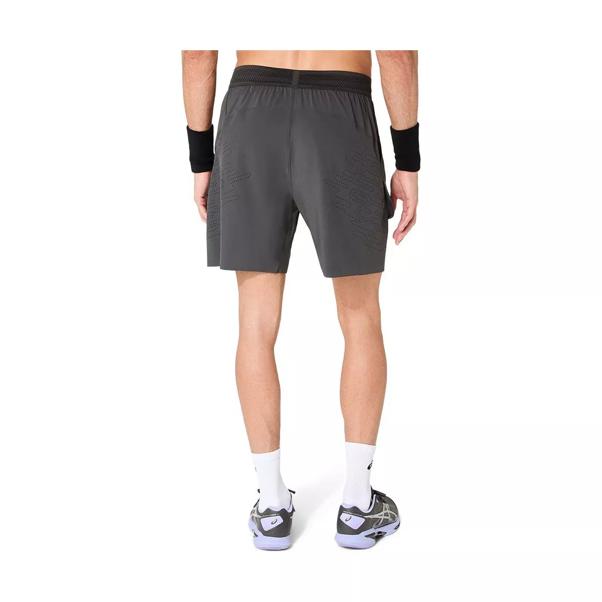 Short Asics Match Laser Cut Gris