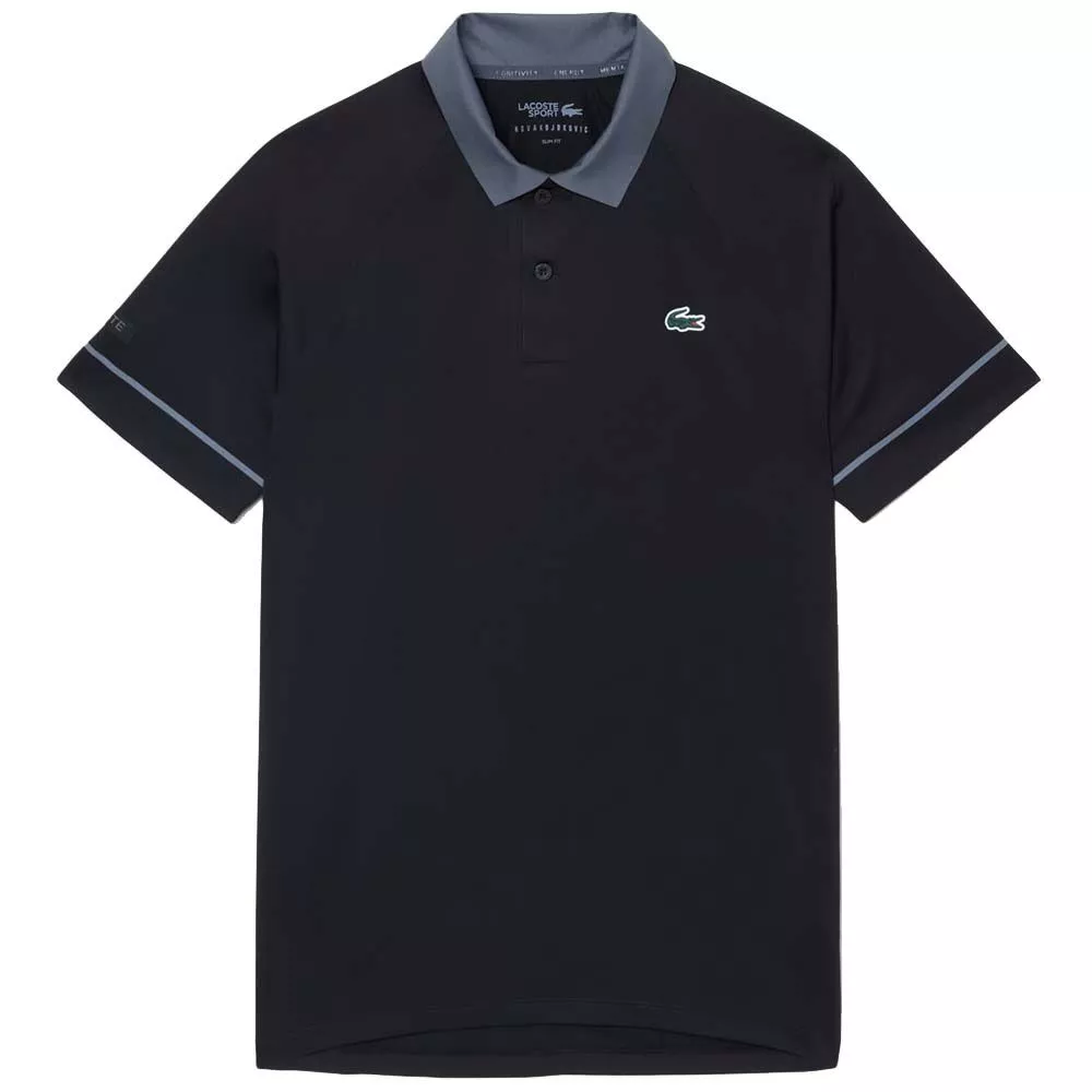 Polo Lacoste Tennis Novak Djokovic On Court Noir / Gris