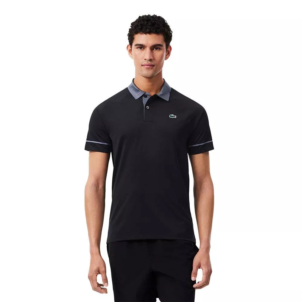 Polo Lacoste Tennis Novak Djokovic On Court Noir / Gris