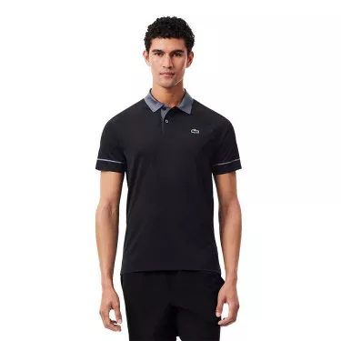 Polo Lacoste Tennis Novak Djokovic On Court Noir / Gris