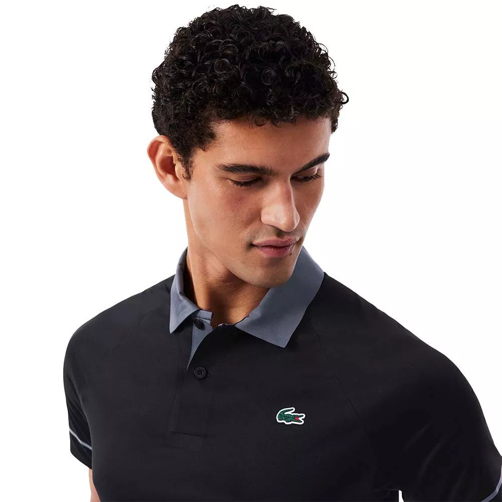 Polo Lacoste Tennis Novak Djokovic On Court Noir / Gris