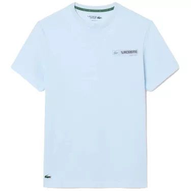T-Shirt Lacoste Sport Ultra Dry Imprimé Bleu clair / Bleu