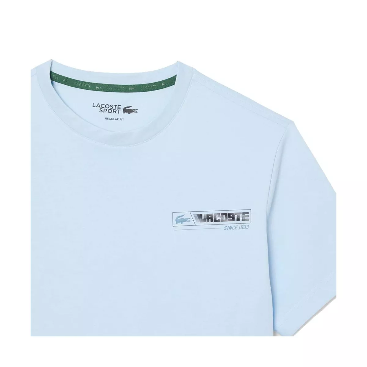 T-Shirt Lacoste Sport Ultra Dry Imprimé Bleu clair / Bleu