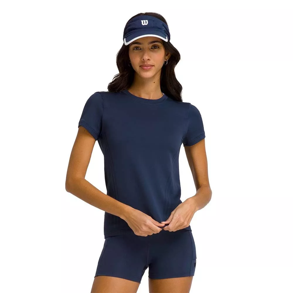 T-shirt Wilson Pro Seamless Femme Bleu marine