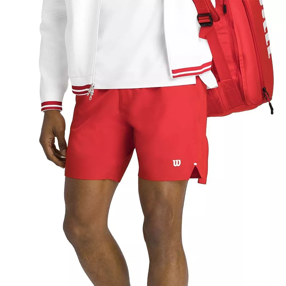 Short Wilson Tournament 18cm Homme Rouge
