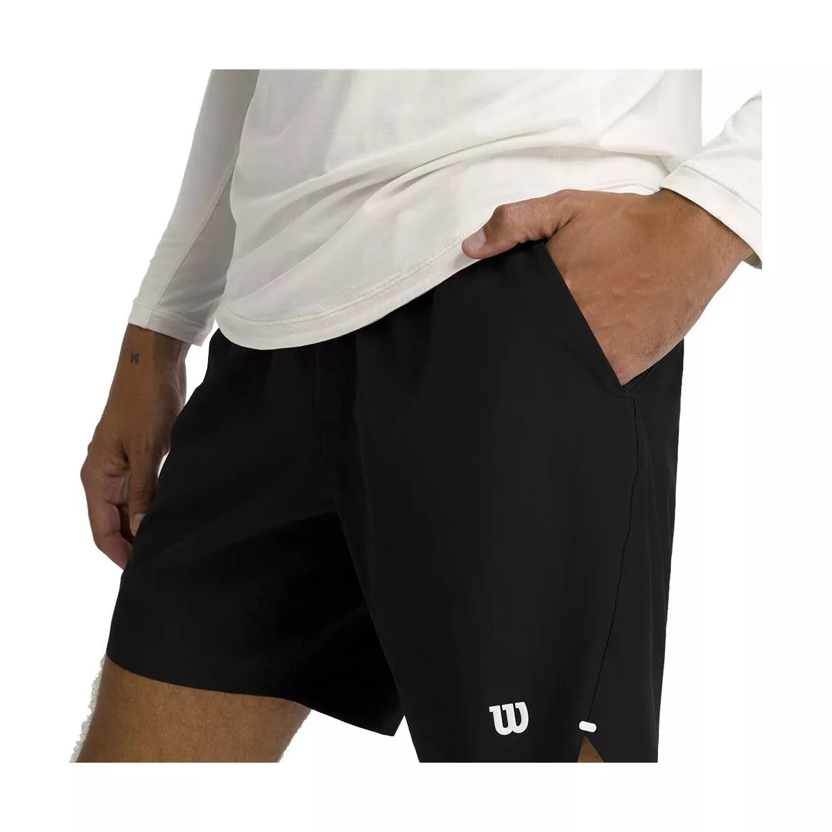 Short Wilson Tournament 18cm Homme Noir