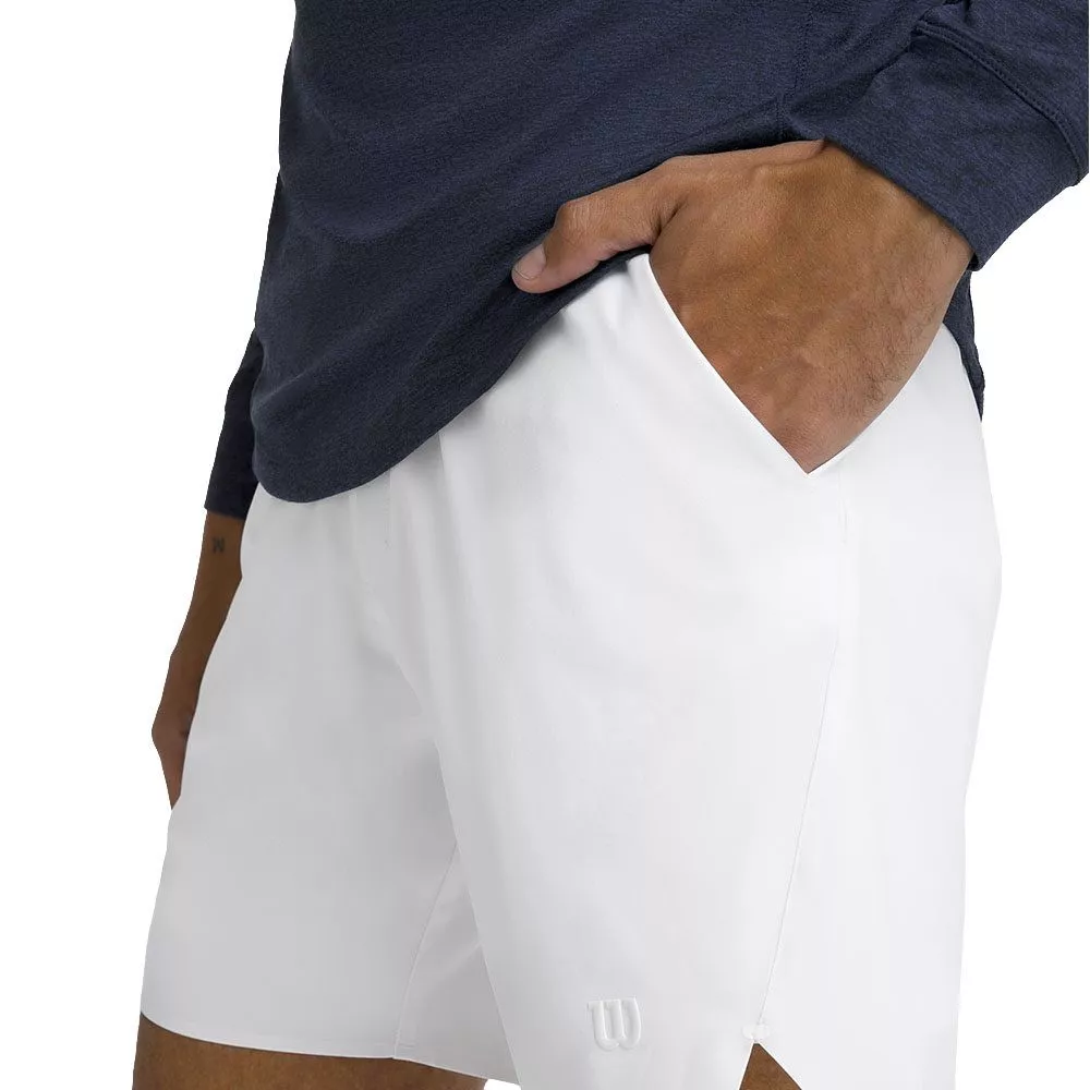 Short Wilson Tournament 18cm Homme Blanc