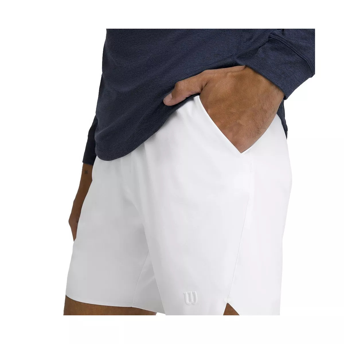 Short Wilson Tournament 18cm Homme Blanc