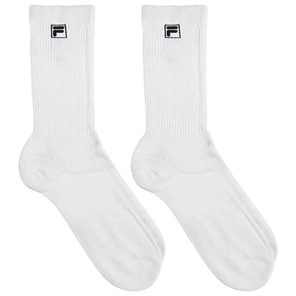 Chaussettes Fila Box Premium Crew x2 Blanc