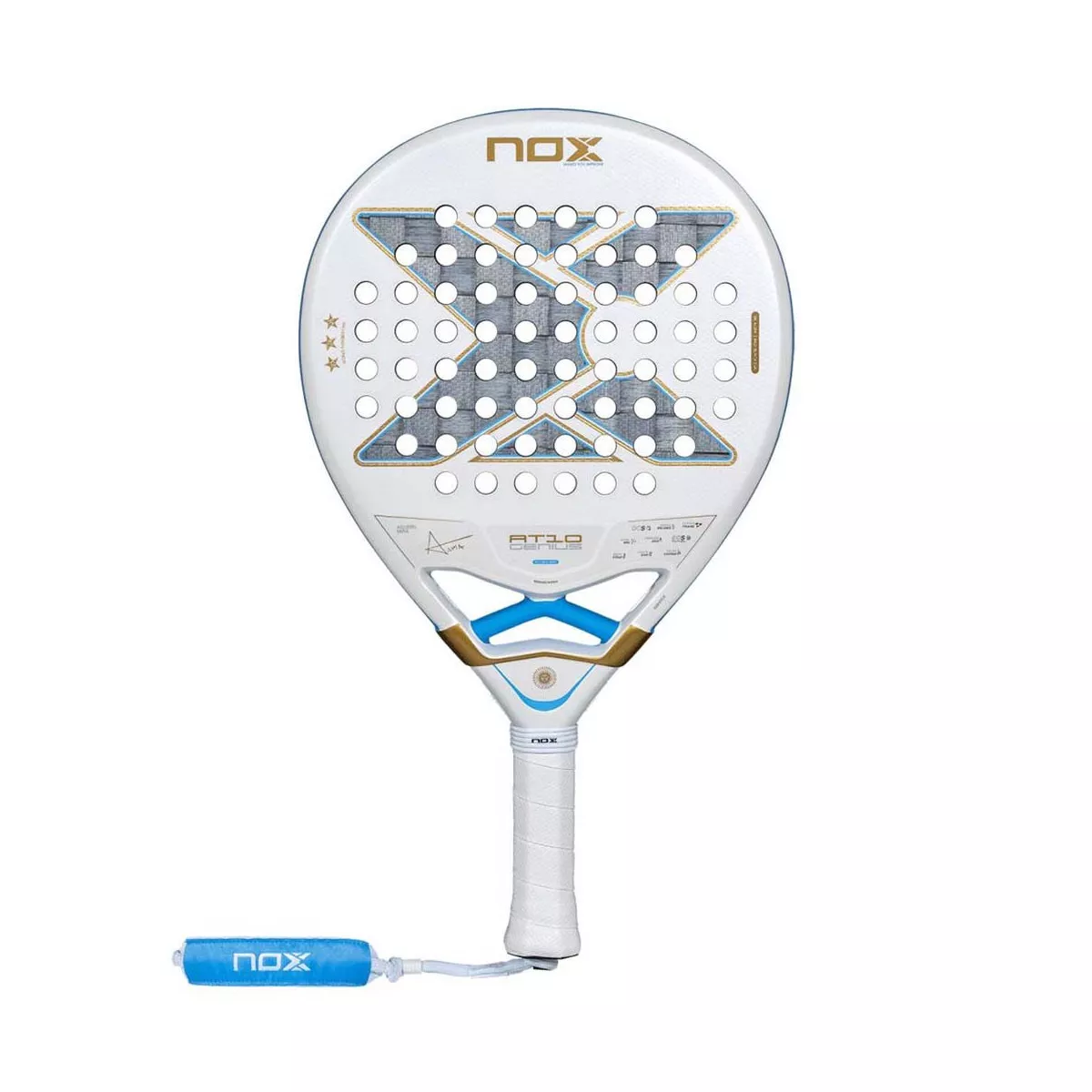 Raquette de padel Nox AT10 Genius 18K Alum Buenos Aires 2026