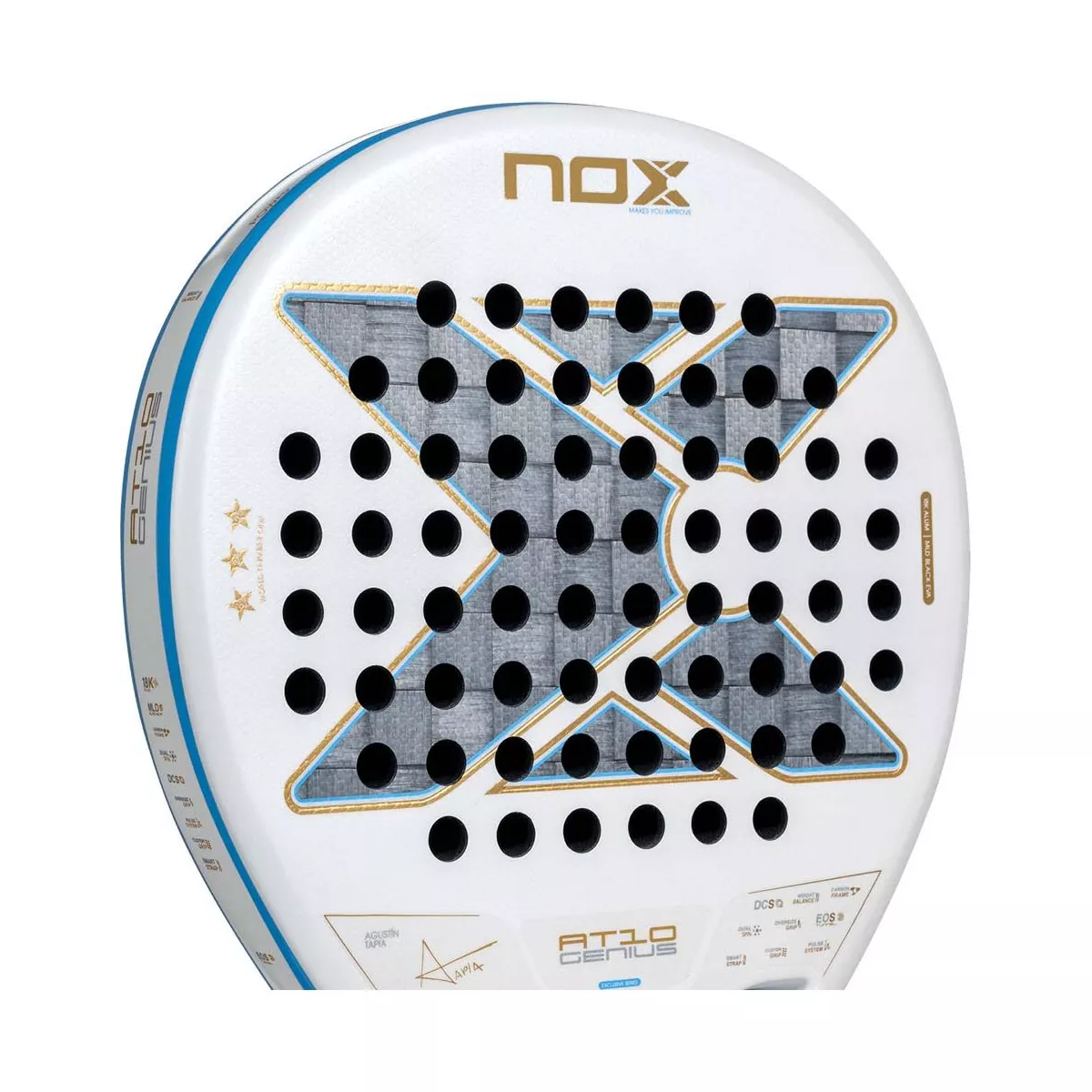 Raquette de padel Nox AT10 Genius 18K Alum Buenos Aires 2026