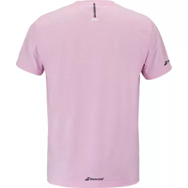 T-Shirt Babolat Exercise Message Rose