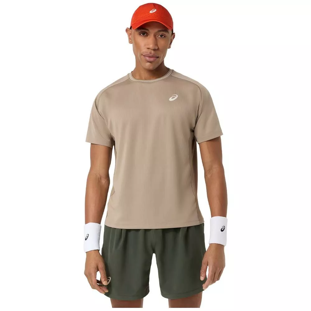 T-Shirt Asics Game SS Gris Beige