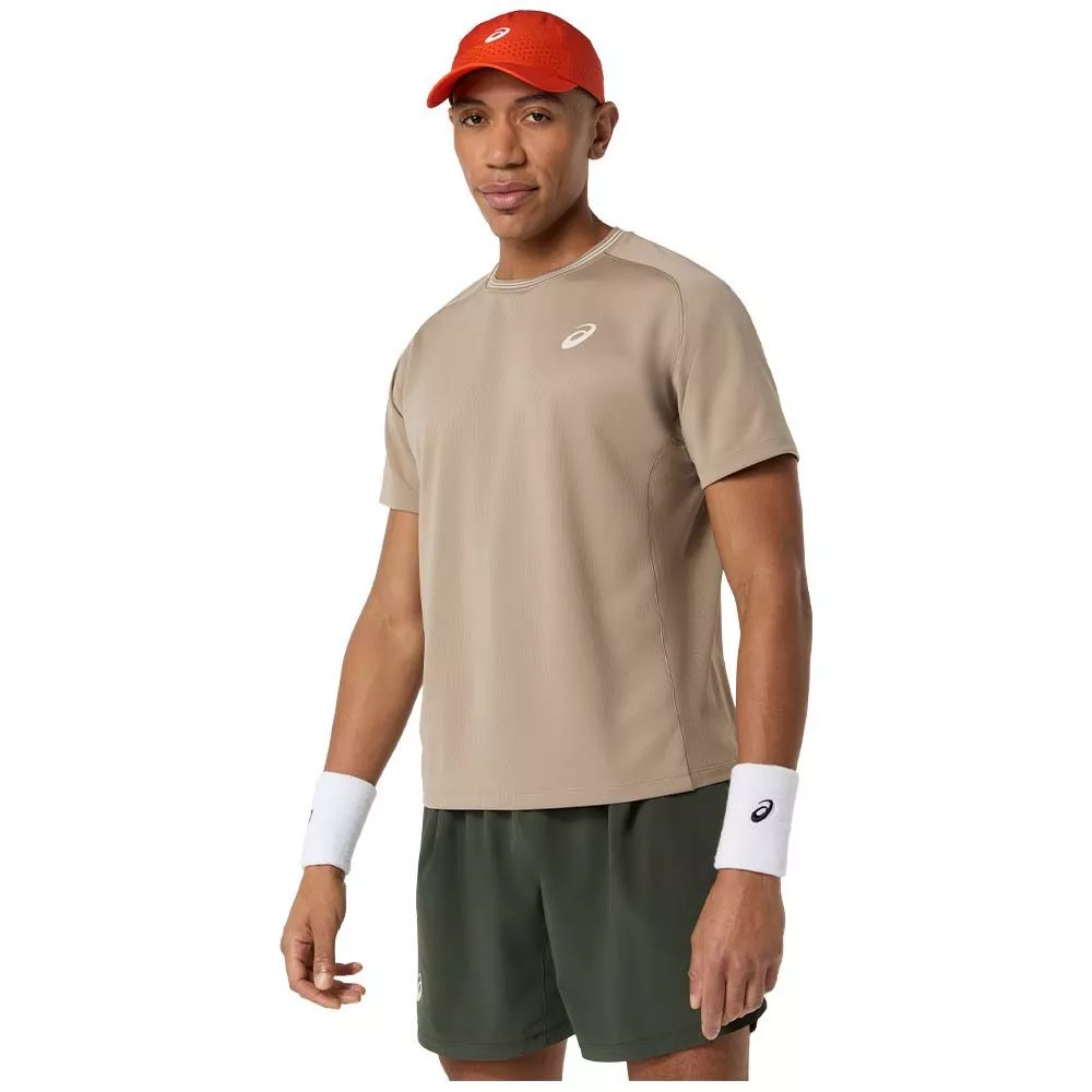 T-Shirt Asics Game SS Gris Beige
