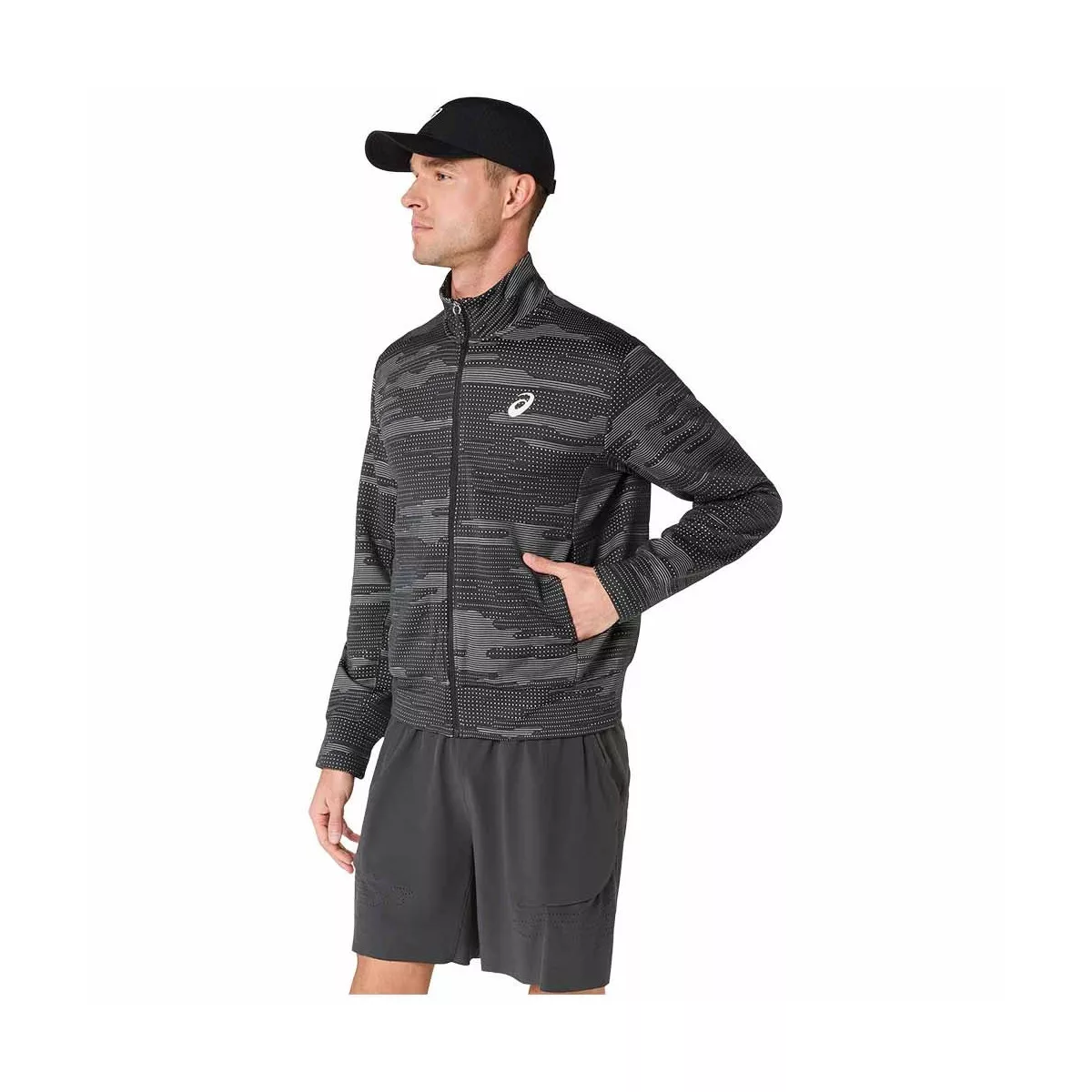 Veste Asics Match Night Energy Noir / Gris