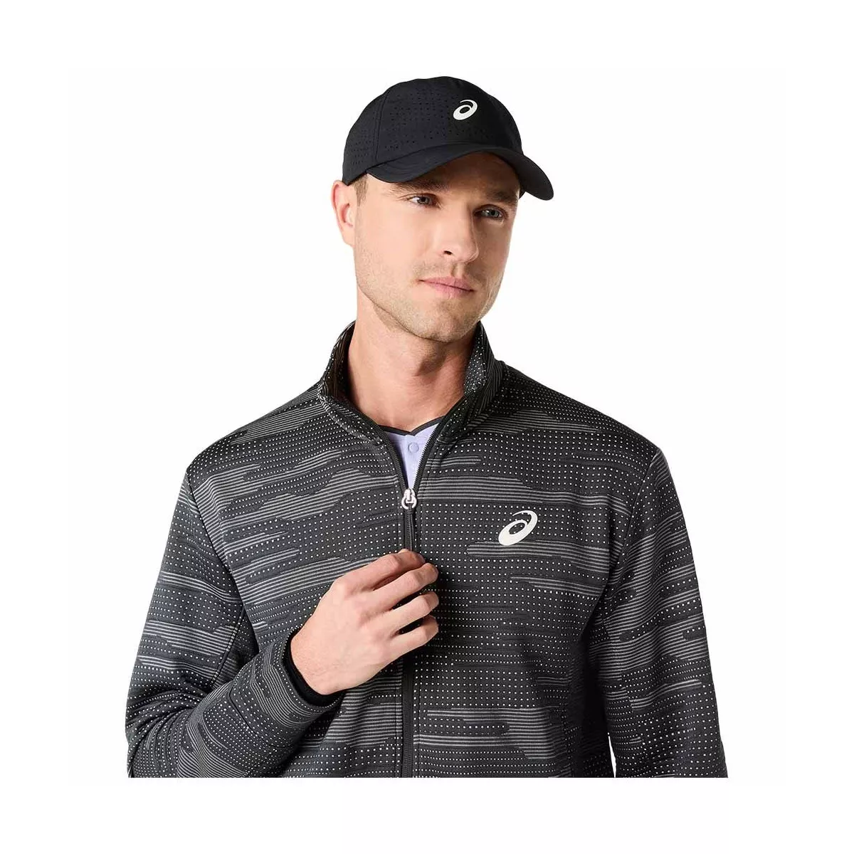 Veste Asics Match Night Energy Noir / Gris