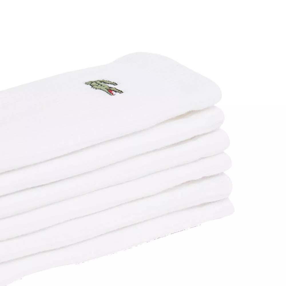 Chaussettes Lacoste Sport Long Blanc (3 paires)