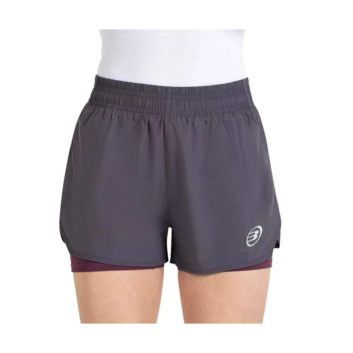 Short Bullpadel Orfeu Femme Gris foncé