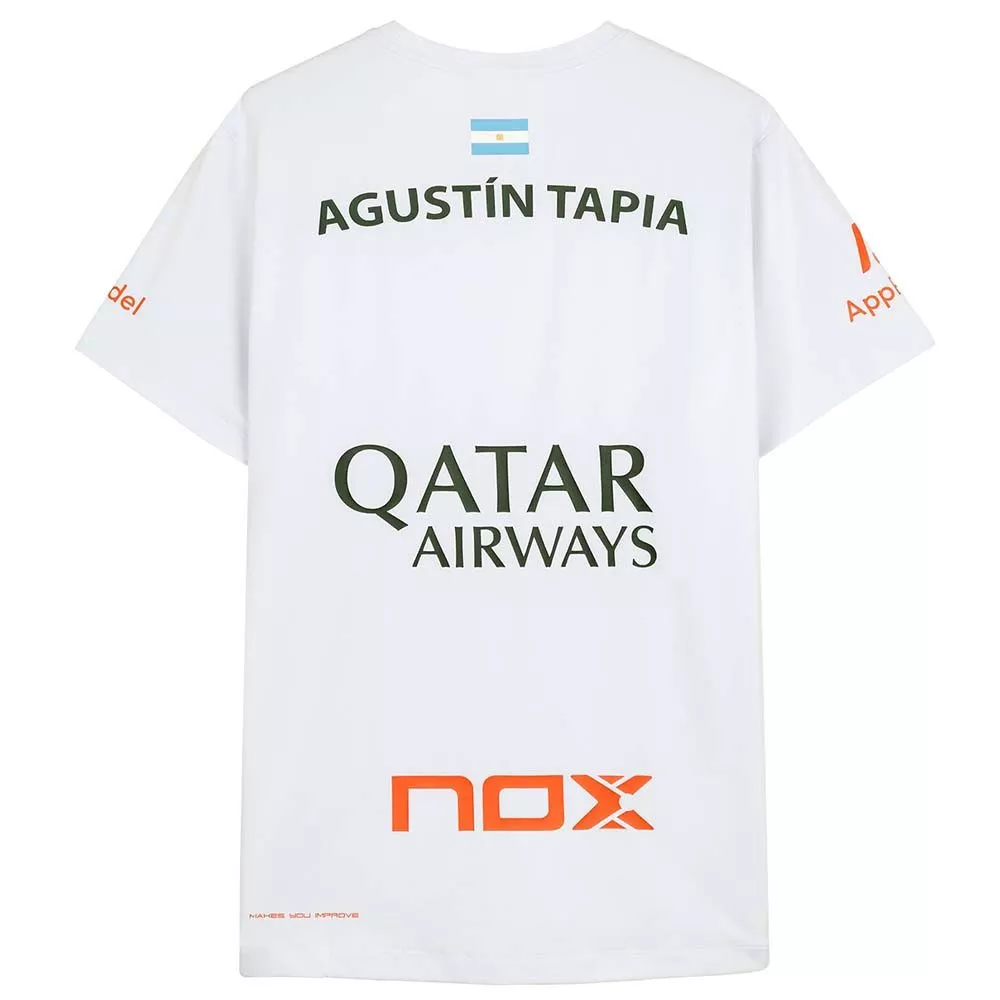T-shirt Nox AT10 Agustín Tapia Blanc
