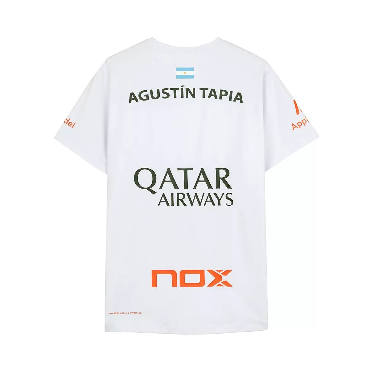 T-shirt Nox AT10 Agustín Tapia Blanc