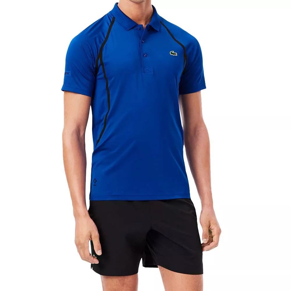 Polo Lacoste Tennis Daniil Medvedev Bleu
