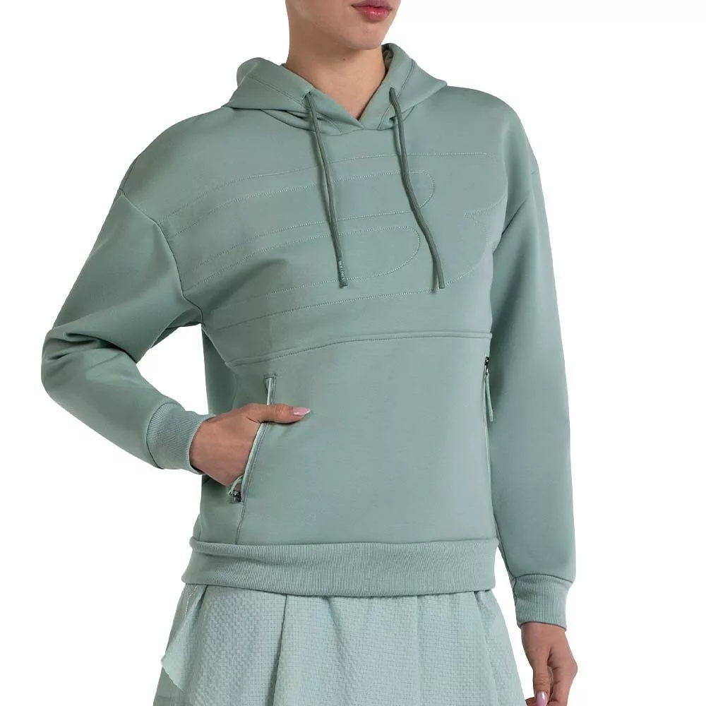 Sweat capuche Bullpadel Femme Eolia Vert