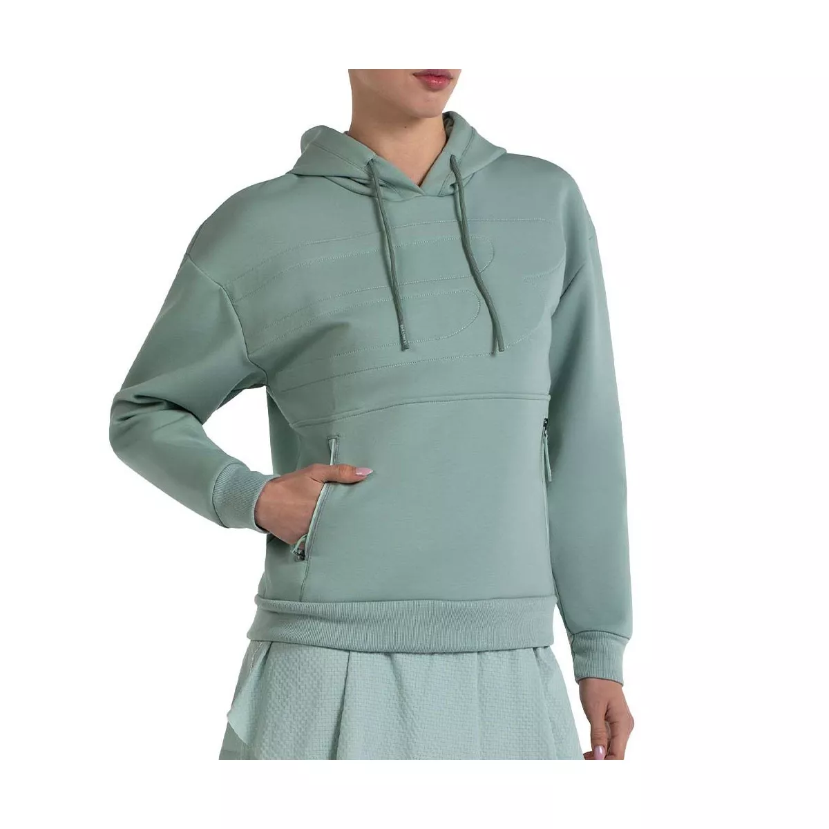 Sweat capuche Bullpadel Femme Eolia Vert