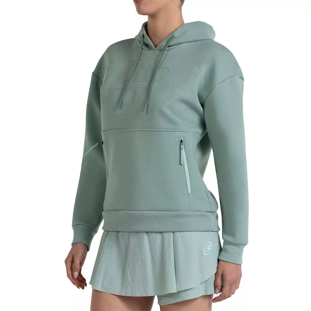 Sweat capuche Bullpadel Femme Eolia Vert