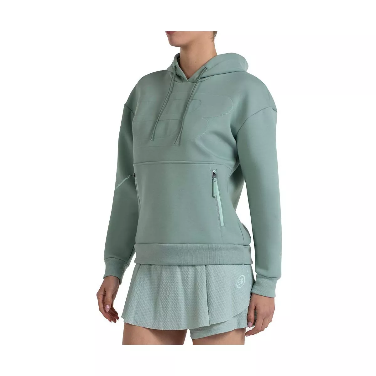 Sweat capuche Bullpadel Femme Eolia Vert